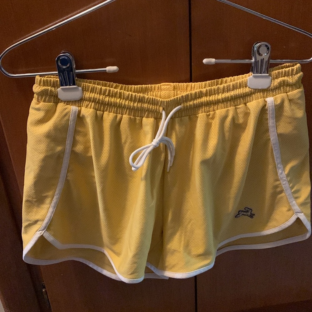 Tracksmith Golden Athletic Shorts with White Trim - Picture 3 of 3